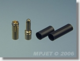Konektory MP JET gold pr.3,5 pro drát 4 mm2 - pár