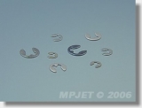 Poistný krúžok na hriadeľ 2,3mm MPJ0752