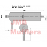 Výfuk mufler JMB M-80-M