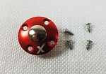 Tankovací uzáver magnetický X logo červený