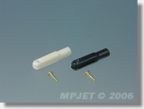 Vidlička plast, dĺžka 23 mm, šírka drážky 1,6, čap pr. 1,6, M2, balenie 2 ks