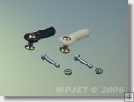 Gulový čap V1, pr.4, M2/M2 krátky MPJ2407