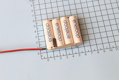 Prijímačová bat.4.8V 2000AA ENELOOP Sanyo RX 4čl.