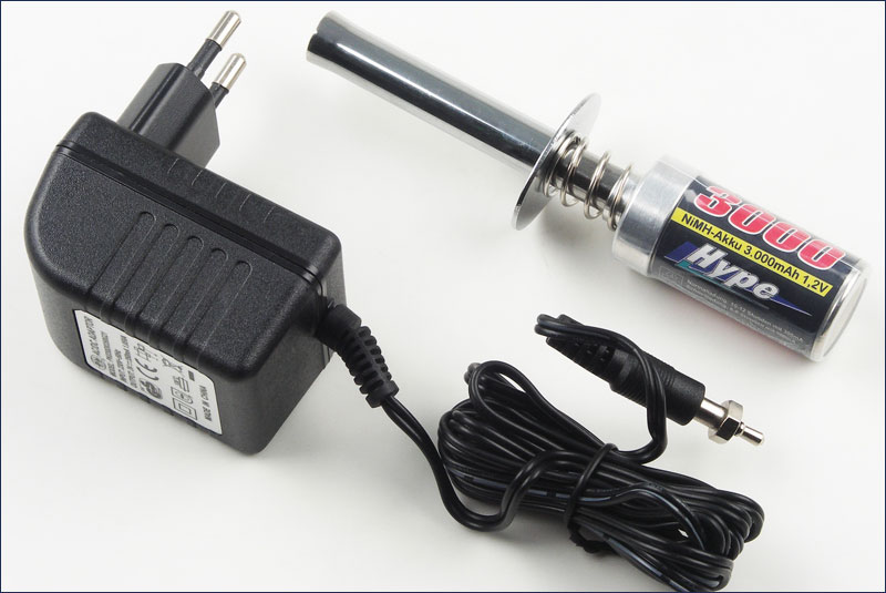 Žhavítko Glow Starter 3000mAh + nabíjač