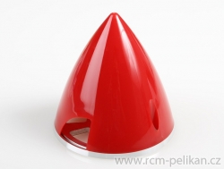 PROFI kužel 75mm ČERVENÝ dural-plast
