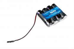 Prijímačová bat. 4.8V 2500AA ENELOOP Sanyo RX 4čl.(plochý)