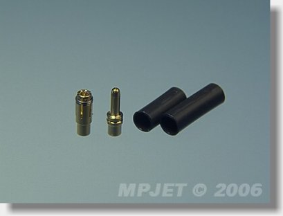 Konektory MP JET gold pr.1,8 - pár