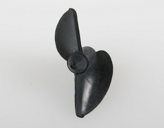 Závodný lodný šrób 2 listý, pravý, stúpanie 21mm, 25,0mm/M4