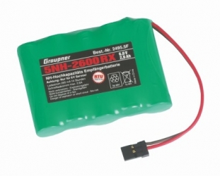 Prijímačová bat. 5NH-2600 RX RTU - placka