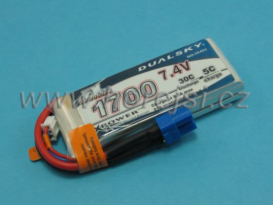  Akku LiPol Xpower 1700-2S EX (35C) 